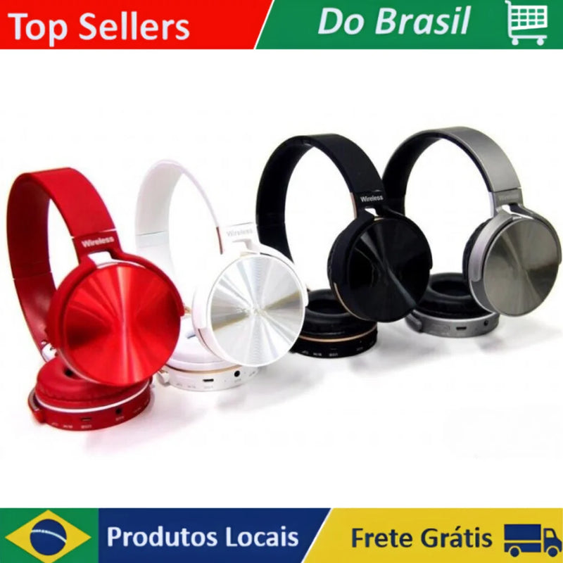 Fones de Ouvido Headphone Sem Fio