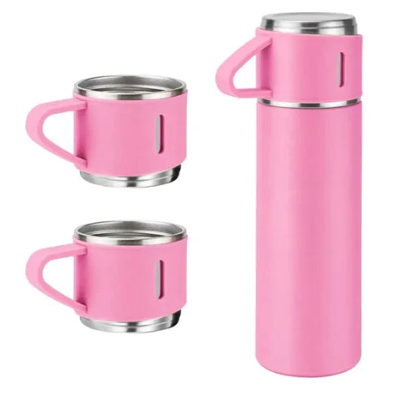 Garrafa Térmica Café/Chá a Vácuo Inox Com 3 Xícaras 500ml